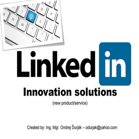LinkedIn Innovation solutions - concept