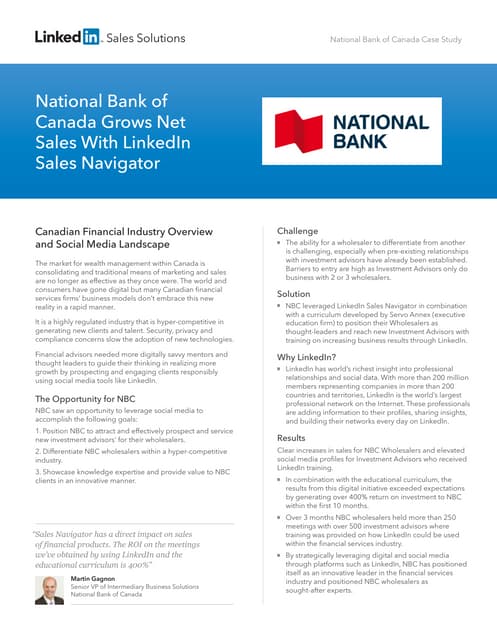 Nationalk bank of canada
