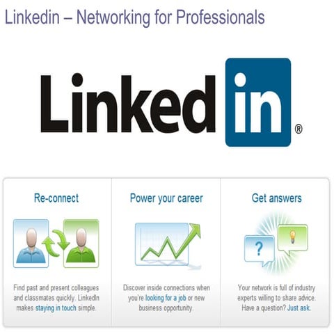 Linkedin - Online networking to Professionals