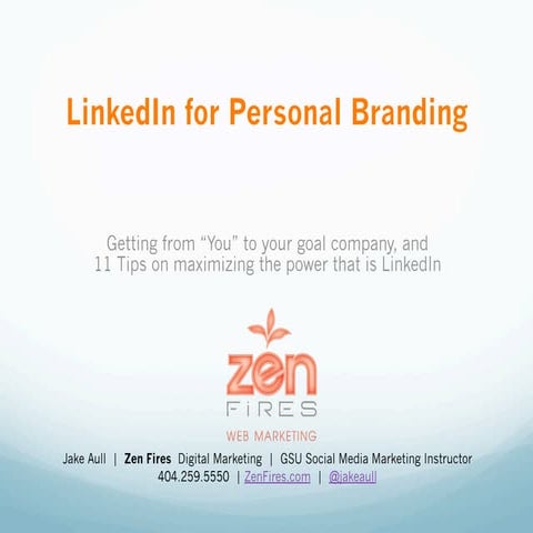 LinkedIn personal branding