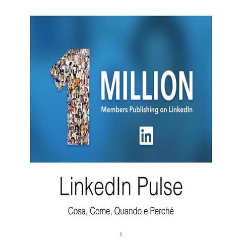 Linkedin pulse workshop