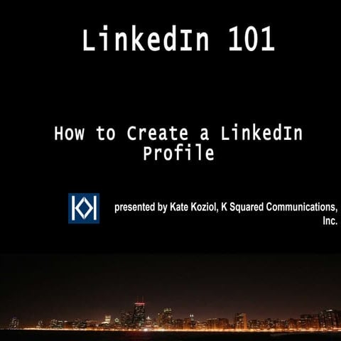 Linked In 101 2010
