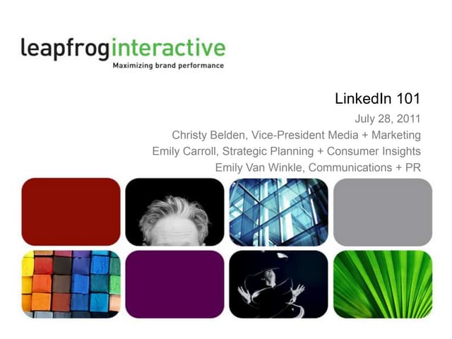 Linkedin 101 ppt