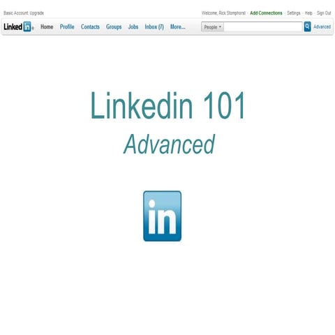 Linkedin 101 To Iaap March 2010