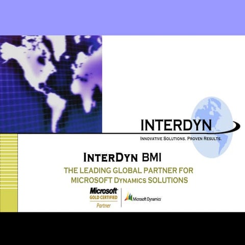 InterDyn BMI Overview | PPT