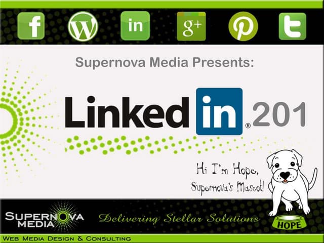 LinkedIn 201 Guide
