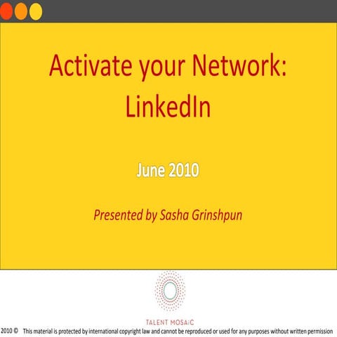 LinkedIn(2010) Sasha Grinshpun