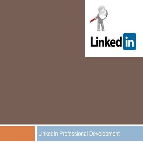 Linkedin for professional development