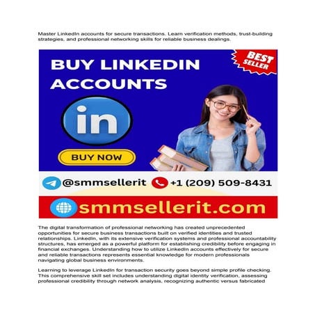LinkedIn Accounts_ Your Complete Guide to Secure and Reliable ...