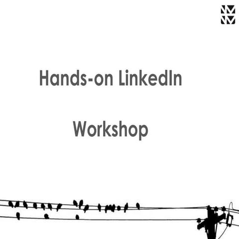 LinkedIn Workshop October 2014