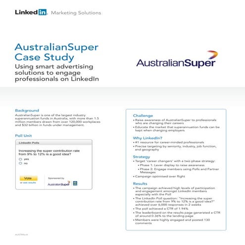 AustralianSuper Case Study
