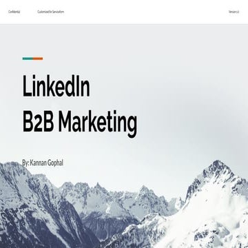 LinkedIn b2b marketing