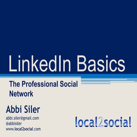 How to optimize your LinkedIn profile | PPTX
