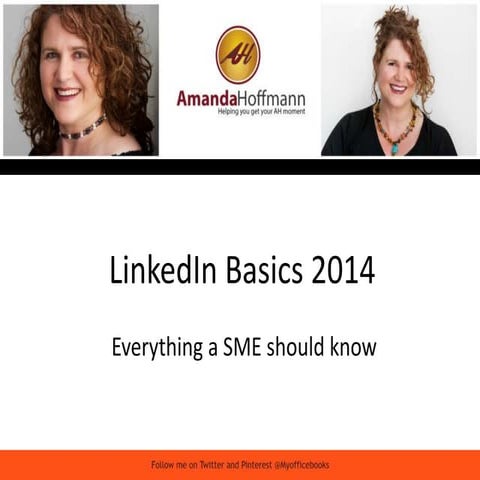 LinkedIn basics 2014