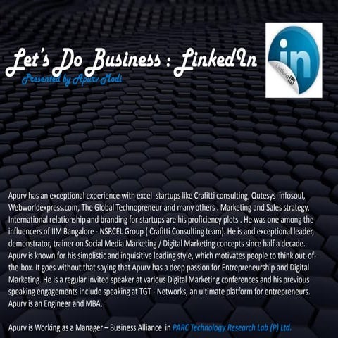 Linked in business_network_apurv