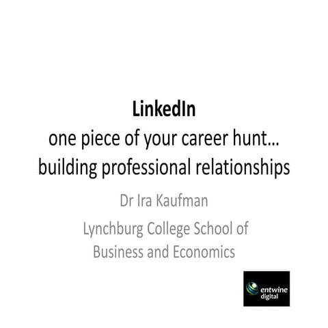 Linked in career hunt