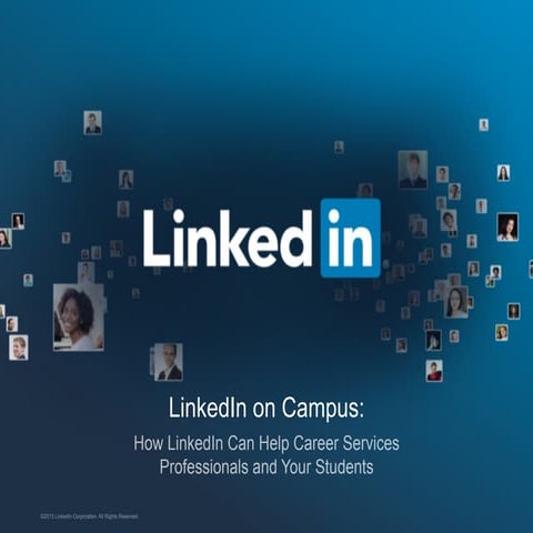 LinkedIn Career Services Webinar Slides - December 2013