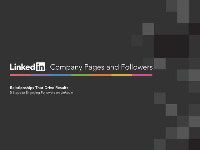 LinkedIn Company Pages and Followers