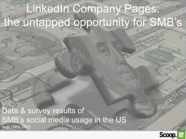 LinkedIn company pages: the untapped opportunity for SMBs