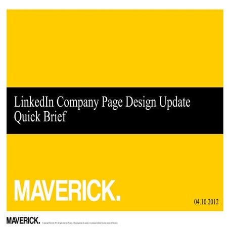 Linked in company page updates 