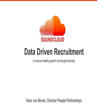 Data driven recruiting presentation - LinkedIn | PDF