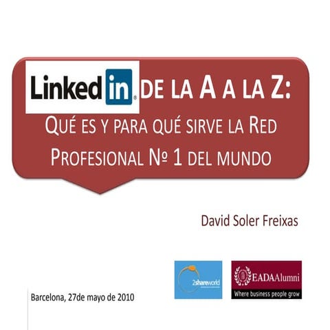 LinkedIn de la A a la Z
