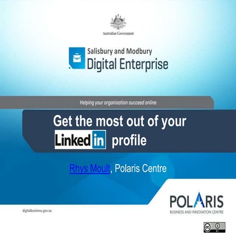 Get the most out of your LinkedIn Profile for Digital Enterprise Program