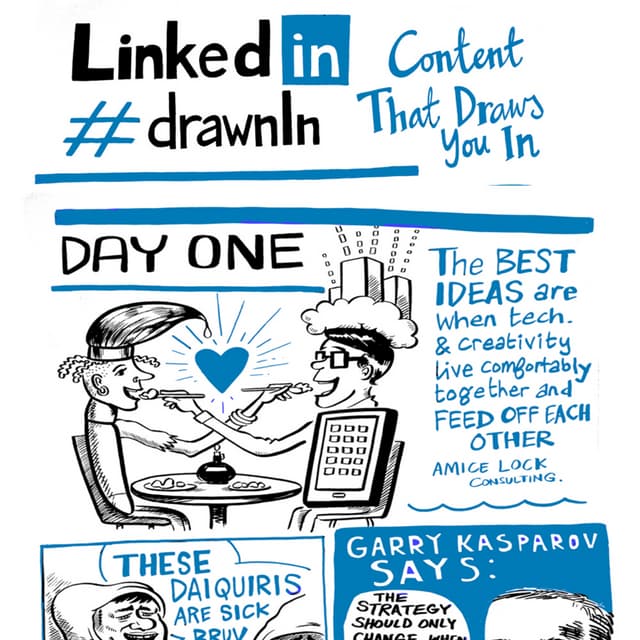 Advertising Week Europe 2015 #drawnIn Infographic