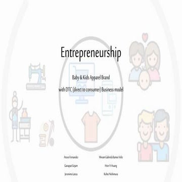 Baby and kids apparel brand based on DTC business model | PPTX