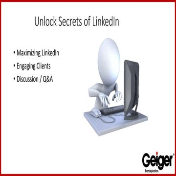 Using LinkedIn Effectively for Sales People