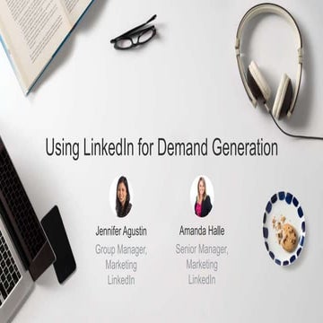 Live Webinar: Using LinkedIn for Demand Generation