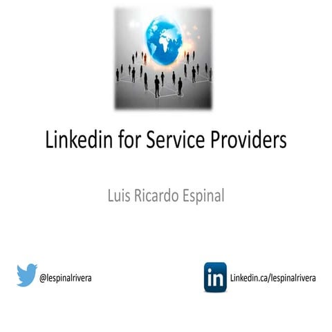 Linkedin for Service Providers Networking2.0