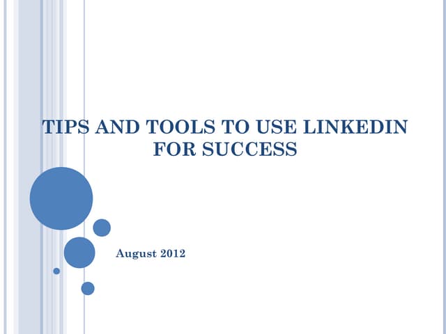 Linkedin for success
