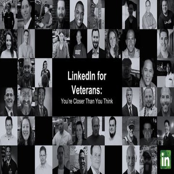 Linked in for veterans (training   60 mins) 6.6.17 (compressed)