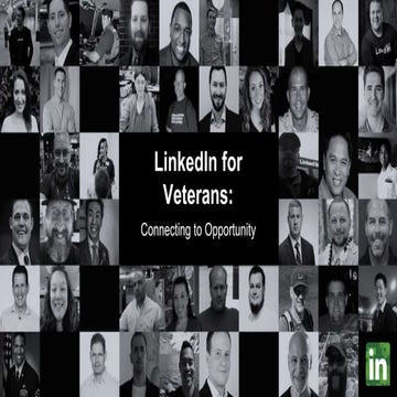 Linked in for Veterans training