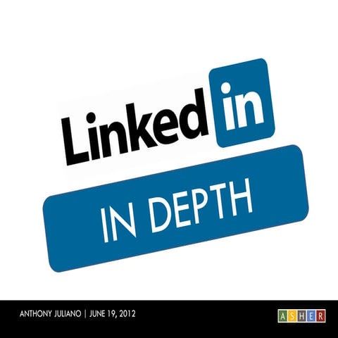 LinkedIn In Depth