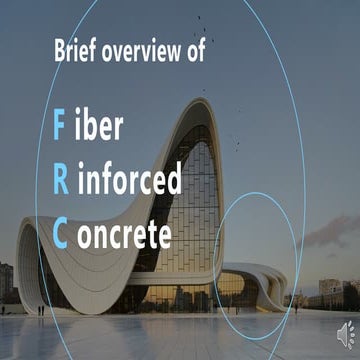 Fiber reinforced concrete