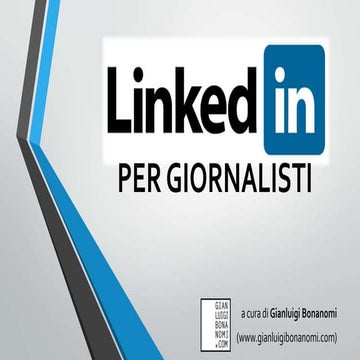 LinkedIn per giornalisti