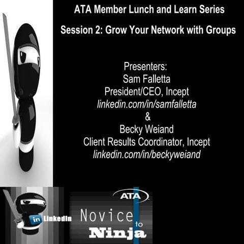 LinkedIn - Grow Your Network With Groups