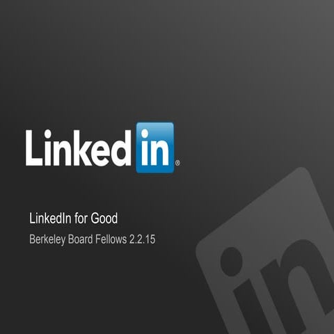 LinkedIn for Good