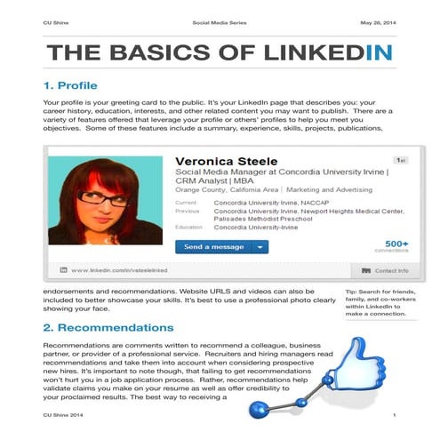 LinkedIn Basics