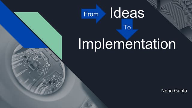 From idea 2 implementation