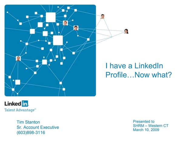 LinkedIn Introduction_SHRM WC 0309