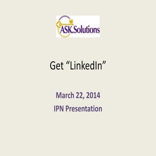 Created for IPN Global Webinar "Man...