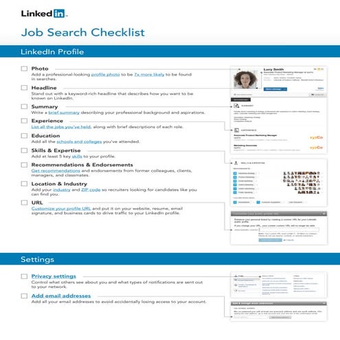Welcome Talent | LinkedIn Job Search Checklist