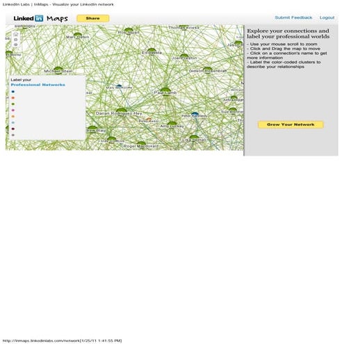 Linked in labs   inmaps - visualize your linkedin network