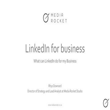 Using LinkedIn to Market your business