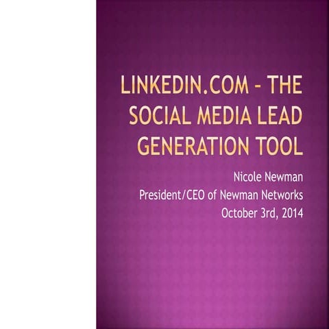 Lead Generation using Linkedin.com