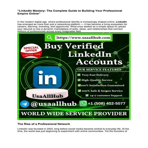 Where to Buy LinkedIn Accounts? [12 Best Sites]