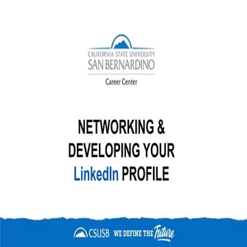 LinkedIn + Networking PPT.pptx